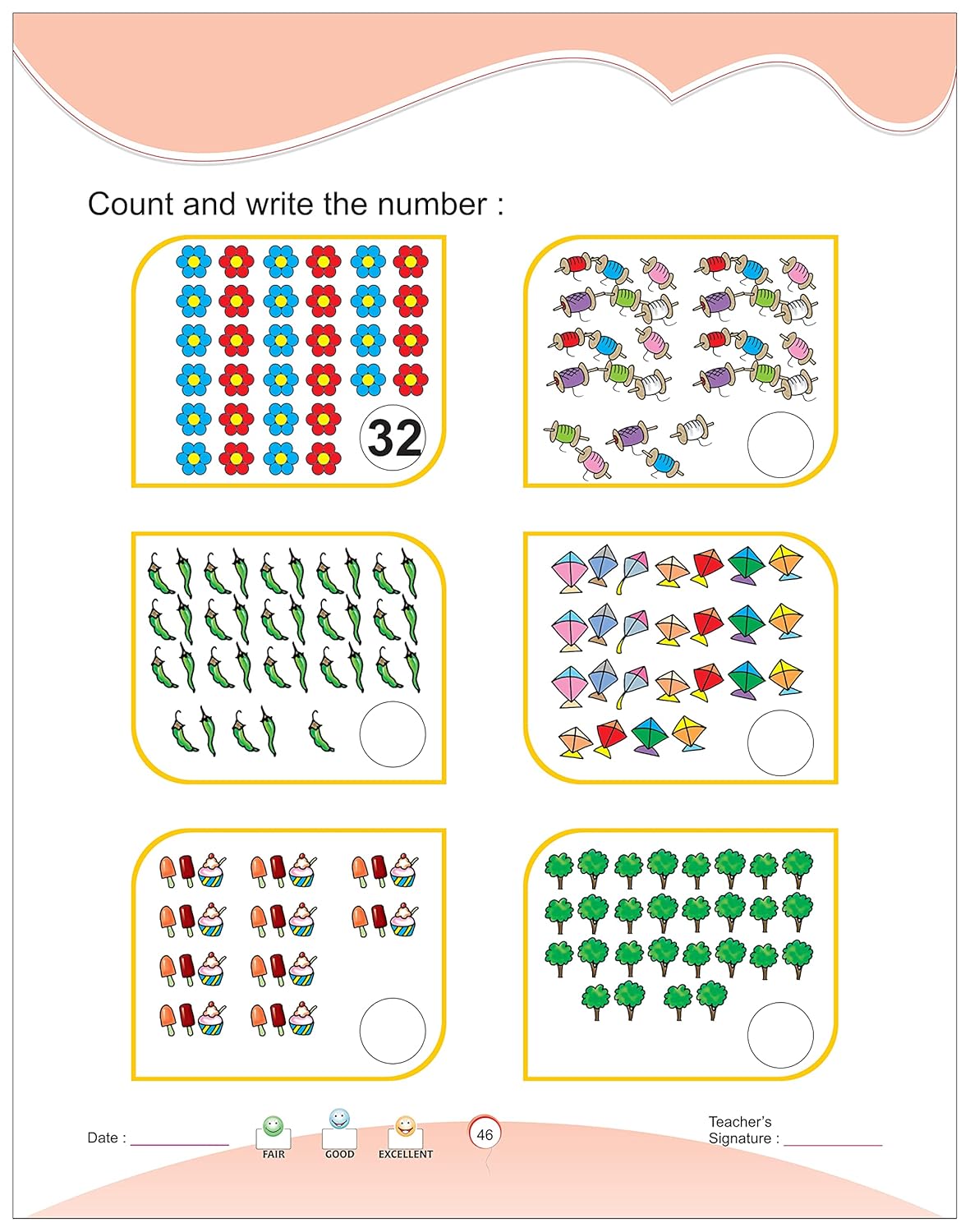 Unique Number Book Writing 1-100 (Book To Practice Numbers & Counting For 2-5 Year Old Children)