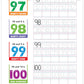 Unique Number Book Writing 1-100 (Book To Practice Numbers & Counting For 2-5 Year Old Children)