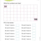 Unique Number Book Writing 1-100 (Book To Practice Numbers & Counting For 2-5 Year Old Children)