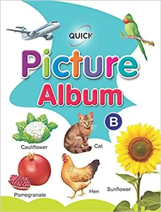 Unique Picture Album B (Picture Book For Learning Simple Words And Phrases Using Pictures For 2-5 Year Old Children)