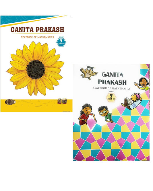 NCERT Ganita Prakash Textbook of Mathematics For Grade 7 (Part I and II) - (Code 774,789) _ Set of 2 Books - Latest Edition