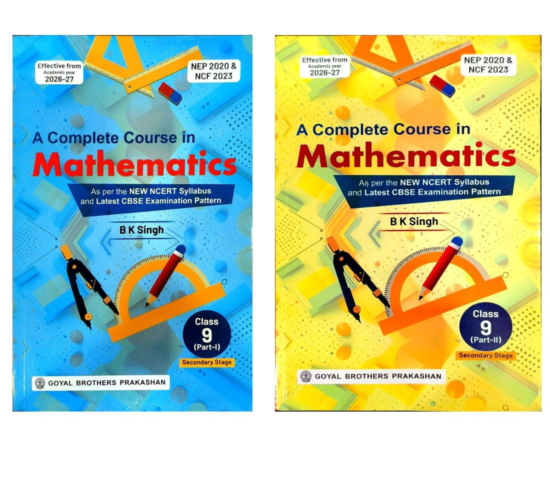 Goyal - A Complete Course In Mathematics (Part 1 and 2) By B K Singh F ...