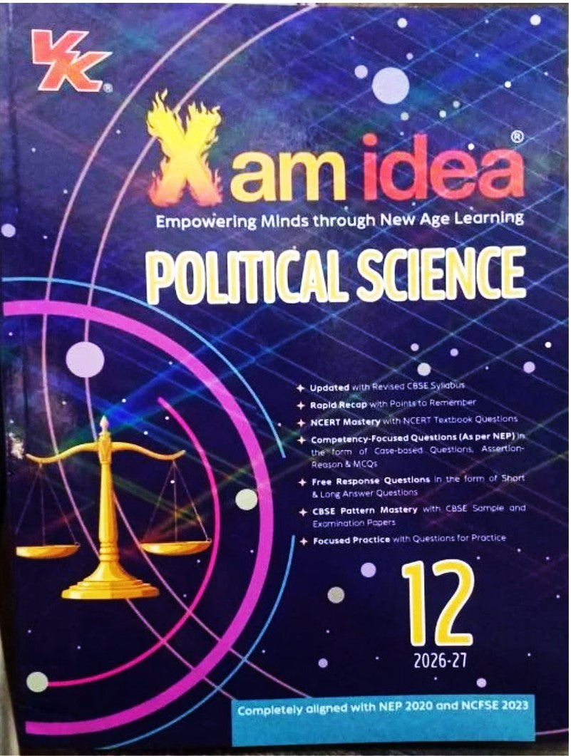 Xam Idea Political Science Class 12 - Latest for 2027 Examinations (Paperback)