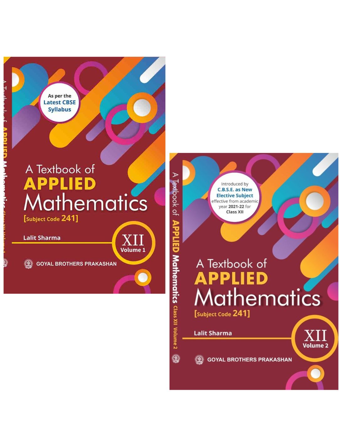 Goyal A Textbook of Applied Mathematic for Class 12 (Volume 1 & 2) _ Set of 2 Books - Latest for 2026 Examination. Paperback