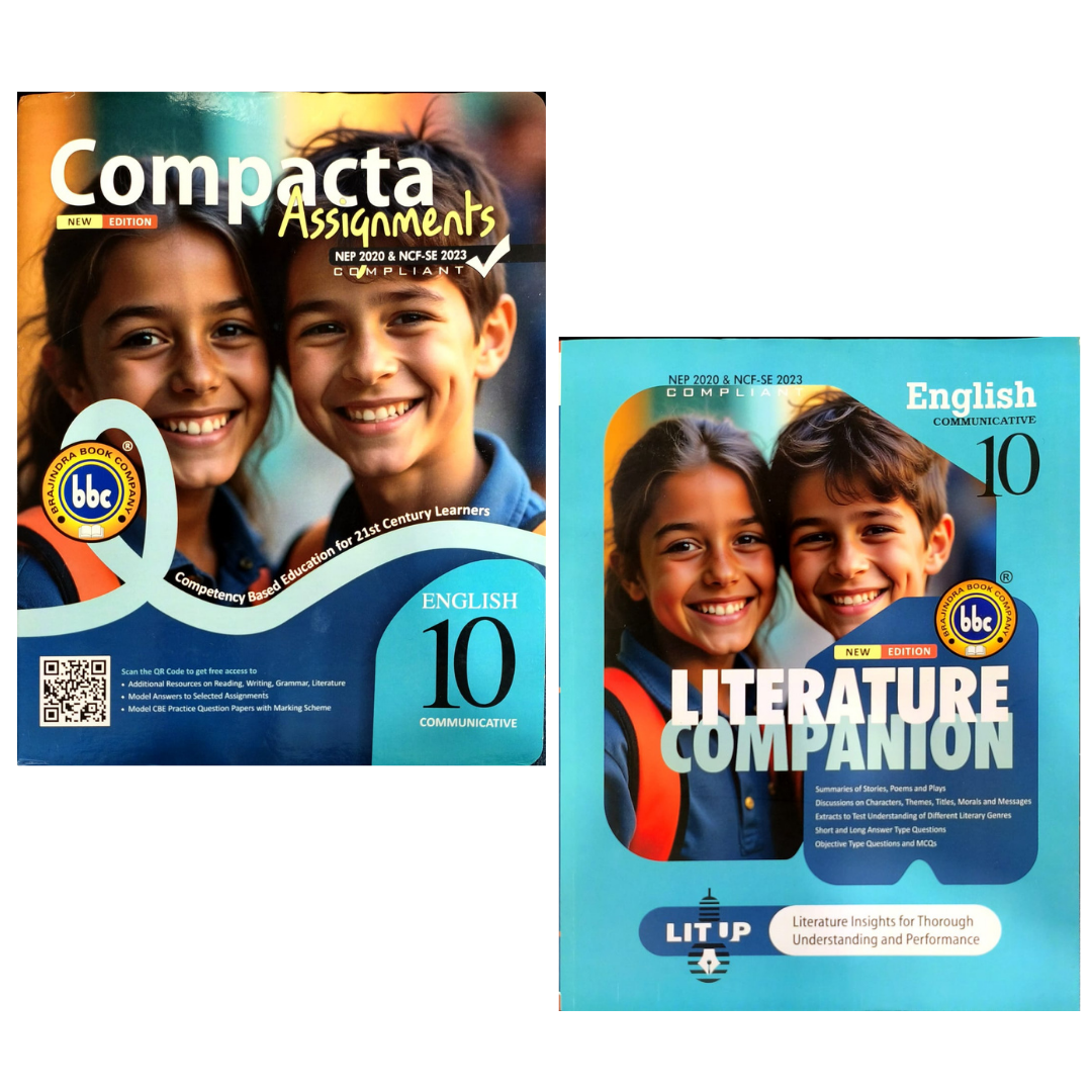 BBC English Communicative & Literature Companion for Class 10 - Latest for 2026 Session - Paperback