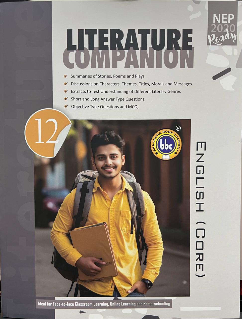 BBC Compacta English Core Assignments Class 12 - Latest for 2024-2025 Session. Set of 2 Books.