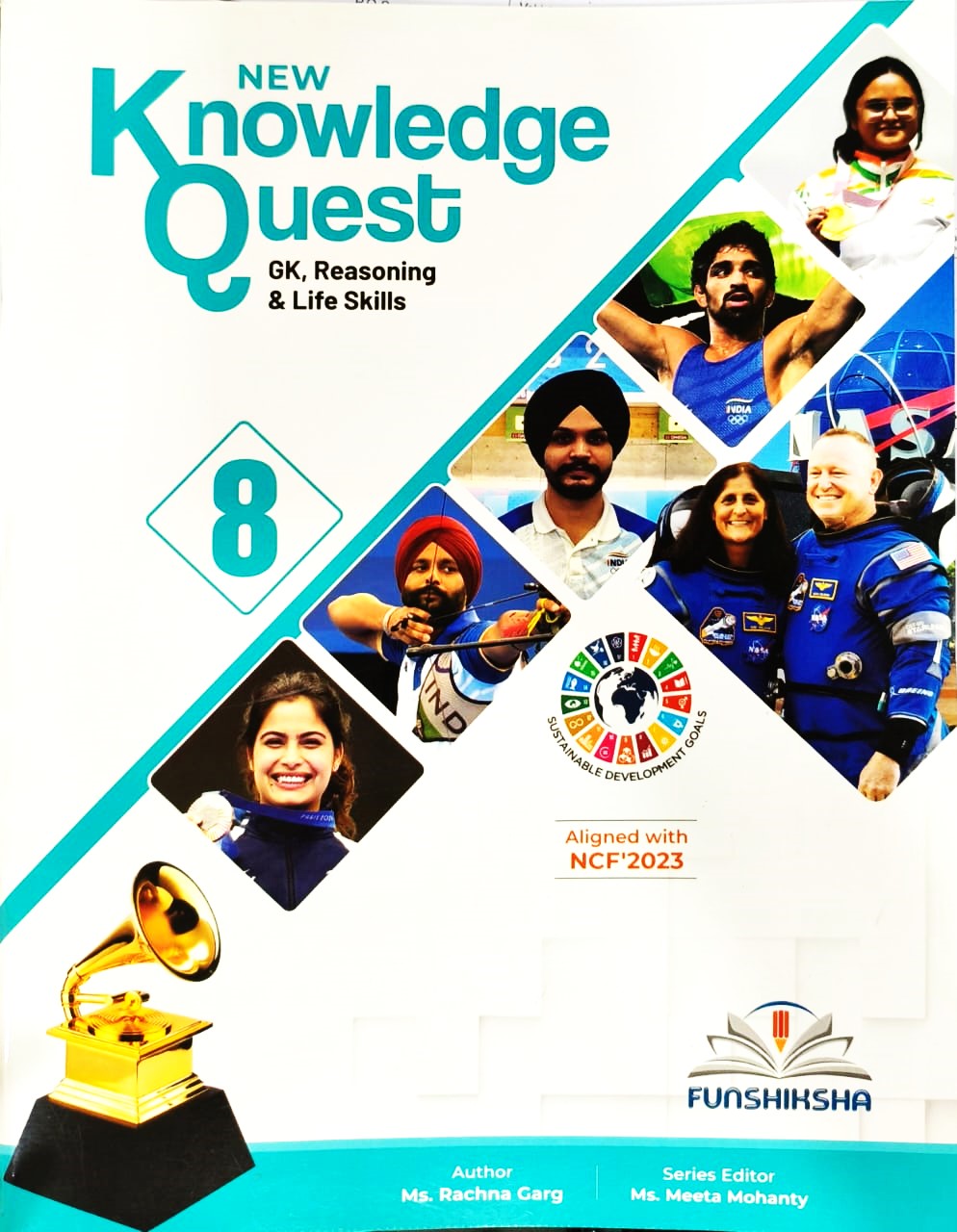 Funshiksha - New Knowledge Quest (GK Reasoning & Life Skills) For Class 8 - Aligned with NCF's 2023