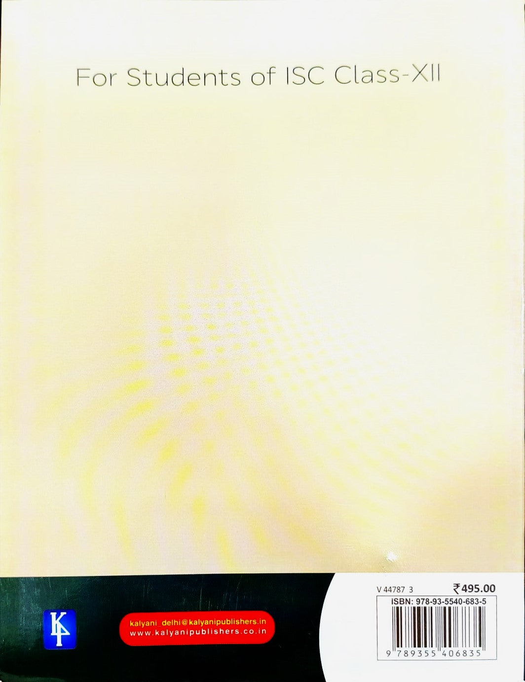 Kalyani ISC Political Science for Class 12  By K.K. Ghai _ New Syllabus - Latest for 2026 Session (Paperback)