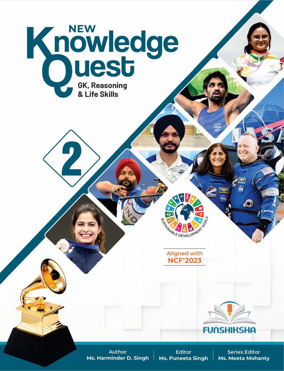 Funshiksha - New Knowledge Quest (GK Reasoning & Life Skills) For Class 2 - Aligned with NCF's 2023