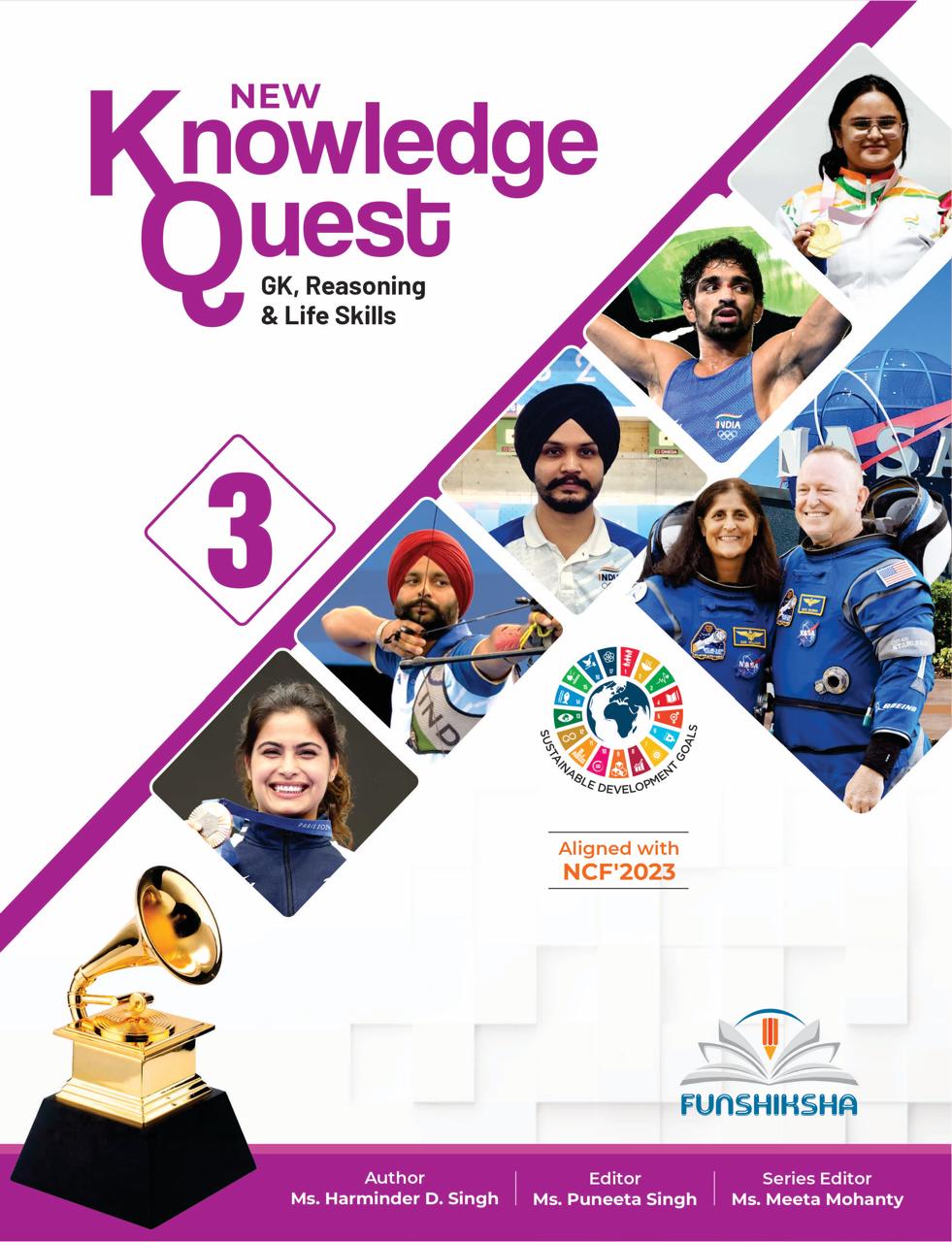 Funshiksha - New Knowledge Quest (GK Reasoning & Life Skills) For Class 3 - Aligned with NCF's 2023