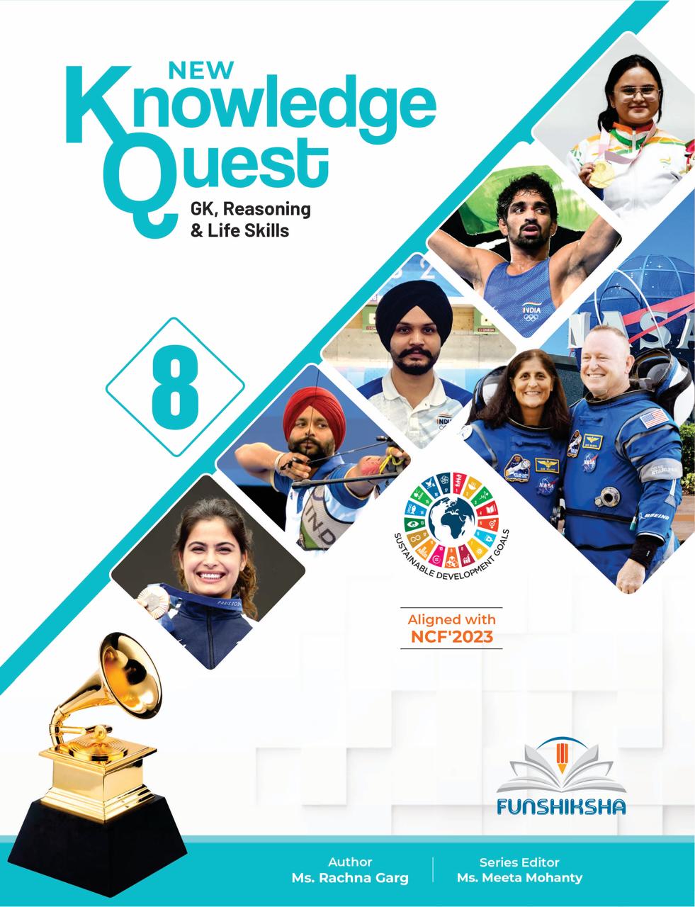 Funshiksha - New Knowledge Quest (GK Reasoning & Life Skills) For Class 8 - Aligned with NCF's 2023