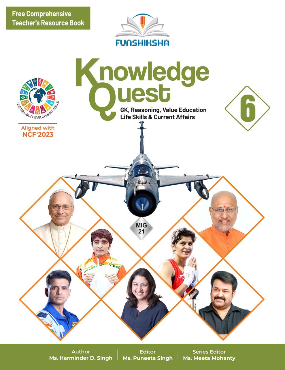 Funshiksha - Knowledge Quest for Class 6 (GK, Reasoning, Value Education, Life Skills & Current Affairs) - Aligned with NCF' 2023 - Latest for 2026 Examination