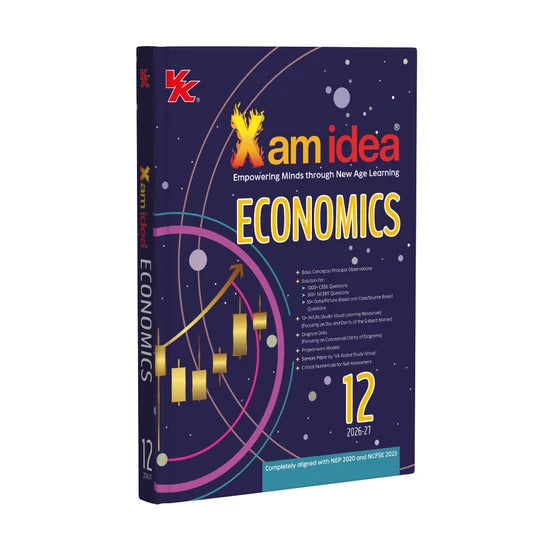 Xam Idea Economics Class 12 - Latest for 2027 Examinations  | CBSE Board Qs (2023-2026) | 50+ Case & Data-Based Qs | 200+ Numerical | A-R Qs | Solved Sample Paper 2026 (Paperback)