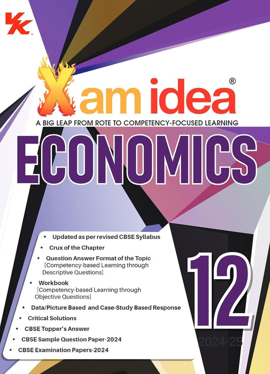 Xam Idea Economics Class 12 - 2024-25 Examinations (Paperback)