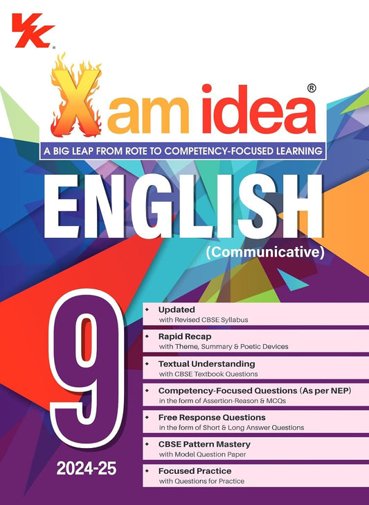 Xam Idea English Communicative Class 9 - 2024-25 Examinations (Paperback)