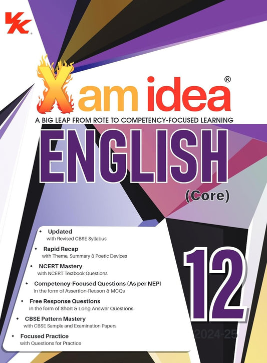 Xam Idea English Core Class 12 - 2024 Examinations (Paperback)