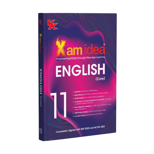 Xam Idea English Core Class 11 - 2025-26 Examinations (Paperback)