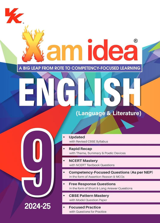 Xam Idea English Language & Literature Class 9 - 2024-25 Examinations (Paperback)