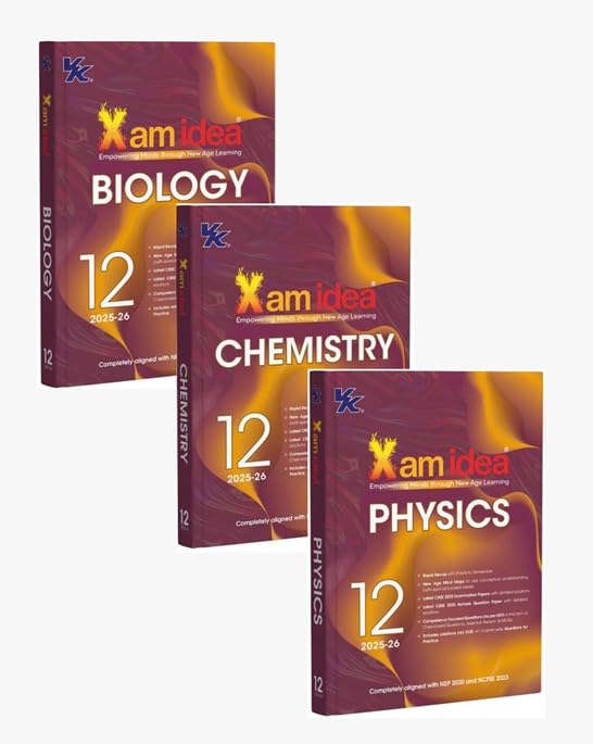 Xam Idea Physics, Chemistry & Biology Class 12 - Set of 3 Books - 2026 Examinations