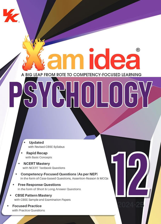 Xam Idea Psychology Class 12 - 2024-25 Examinations (Paperback)