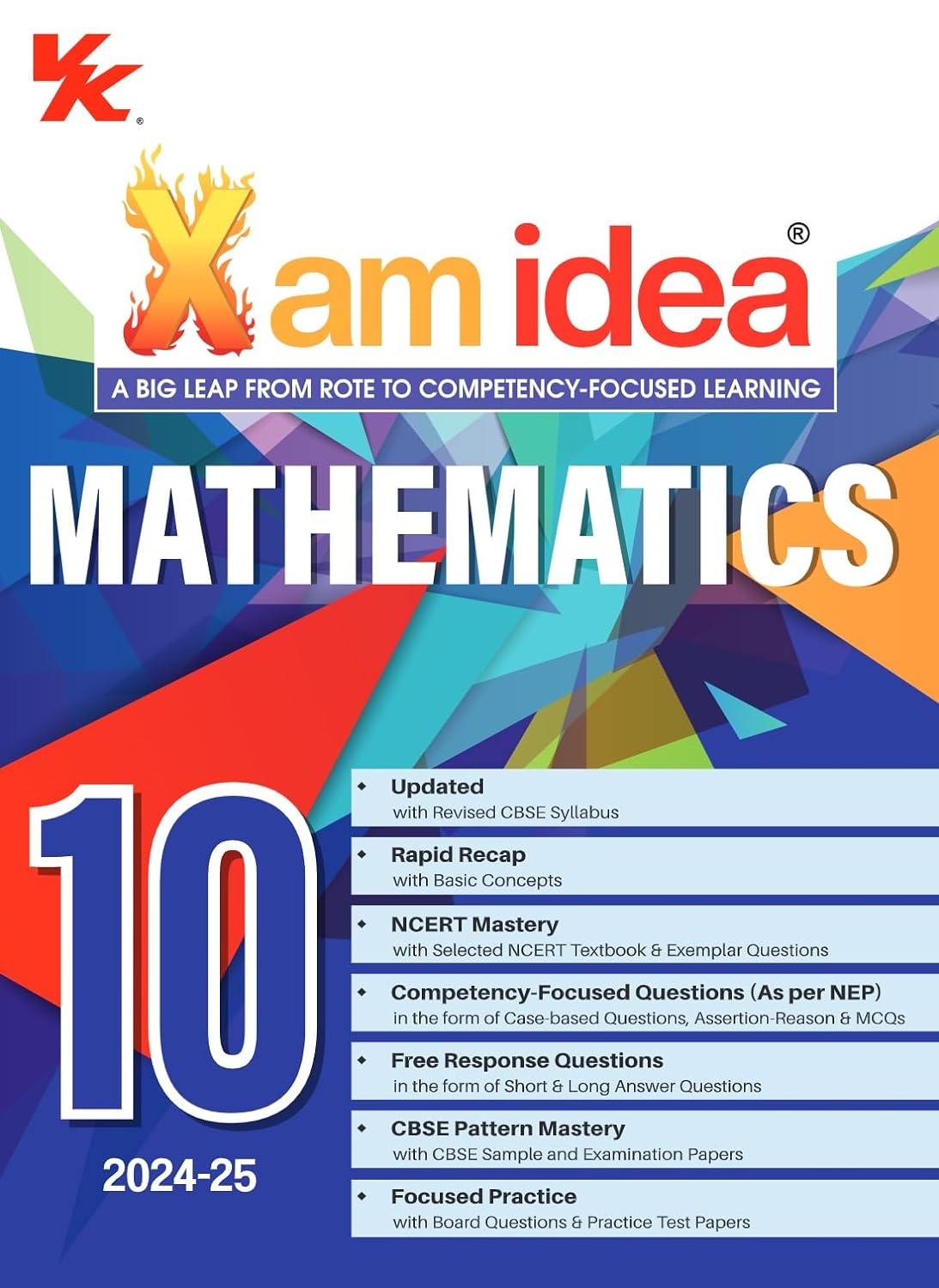 Xam Idea Science, Social Science, Mathematics & English Class 10 - 2024-25 Examinations (Combo of 4) Paperback