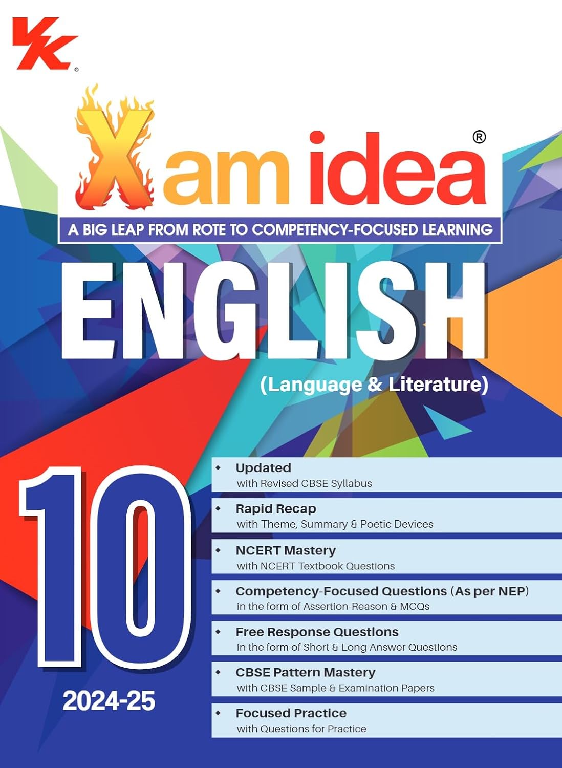 Xam Idea Science, Social Science, Mathematics & English Class 10 - 2024-25 Examinations (Combo of 4) Paperback