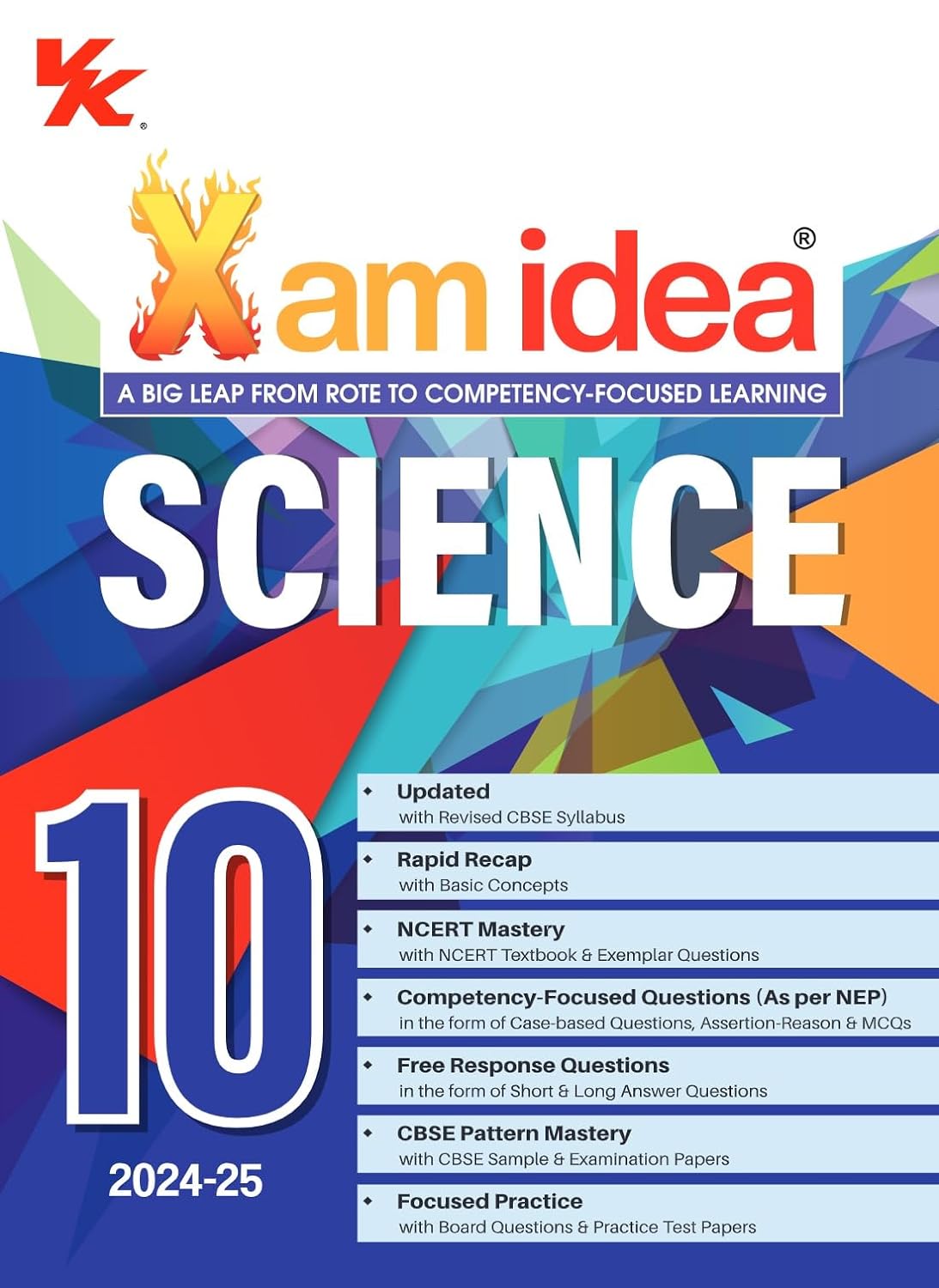 Xam Idea Science, Social Science, Mathematics & English Class 10 - 2024-25 Examinations (Combo of 4) Paperback