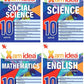 Xam Idea Science, Social Science, Mathematics & English Class 10 - 2024-25 Examinations (Combo of 4) Paperback