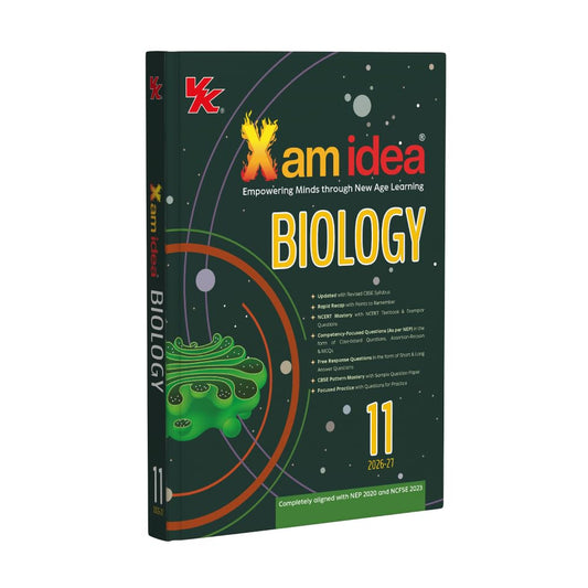 Xam Idea Biology Class 11 - for 2027 Examinations | Solved NCERT Exercise & Exemplar | MCQs, A-R, Case-based, VSA, SA, LA Questions | Practice Paper (Paperback)
