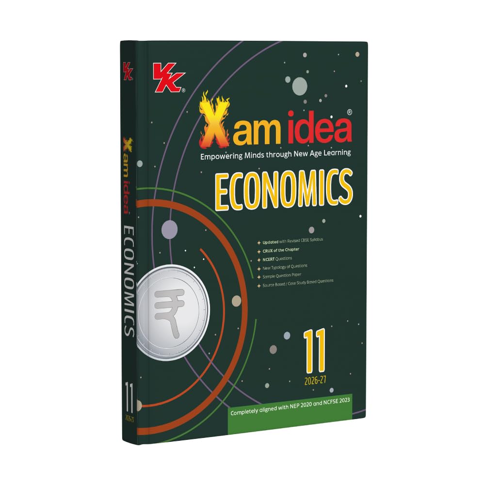 Xam Idea Economics Class 11 - For 2027 Examinations | Latest CBSE Syllabus | 100+ Numerical | A-R & Statement-Based Qs | Case & Data-Based Qs | Sample Paper | KV & DAV Papers (Paperback)