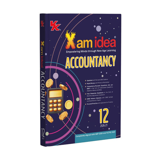 Xam Idea Accountancy Class 12 - Latest for 2027 Examinations | Rapid Recap | Competency-Focused Questions | Free Response Questions | CBSE Pattern Mastery | Focused Practice | NEP 2020 & NCFSE 2023 Aligned (Paperback)