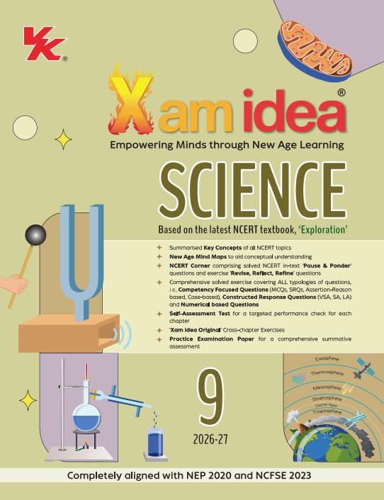 Xam Idea English, Mathematics and Science for Class 9 _ Set of 3 Books - Latest for 2027 Examinations