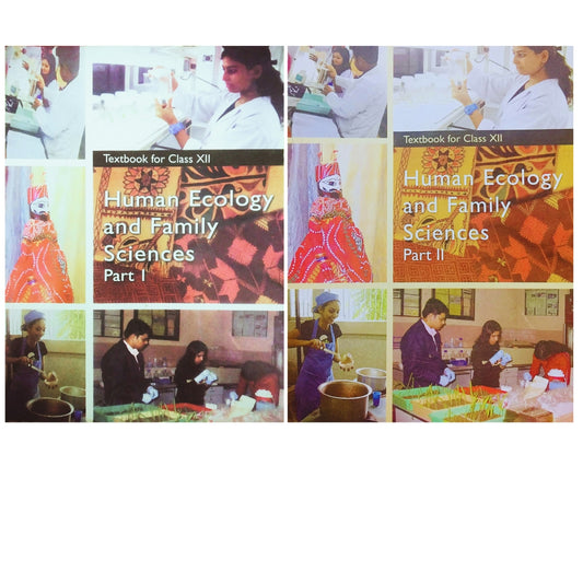 NCERT Human Ecology and Family Sciences (Part I & II) Textbooks For Class 12 (12136 &12137) - Set of 2 Books - Latest Edition