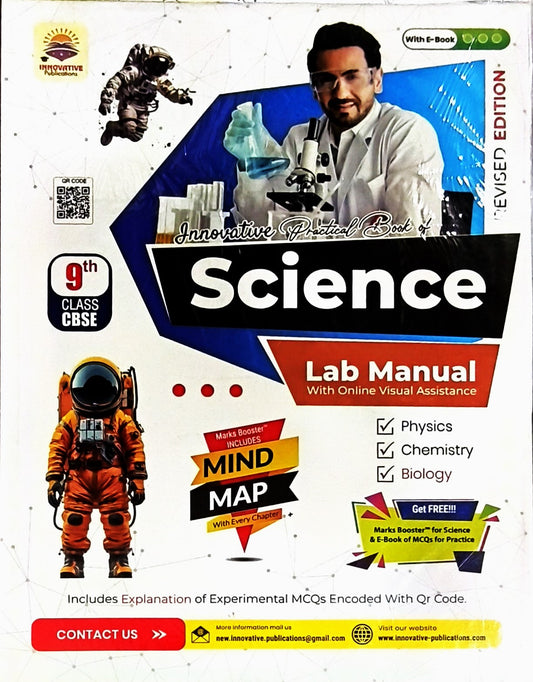 Innovative - Science Lab Manual for Class 9 (with online visual assistance) - Latest Edition (Hardbound)