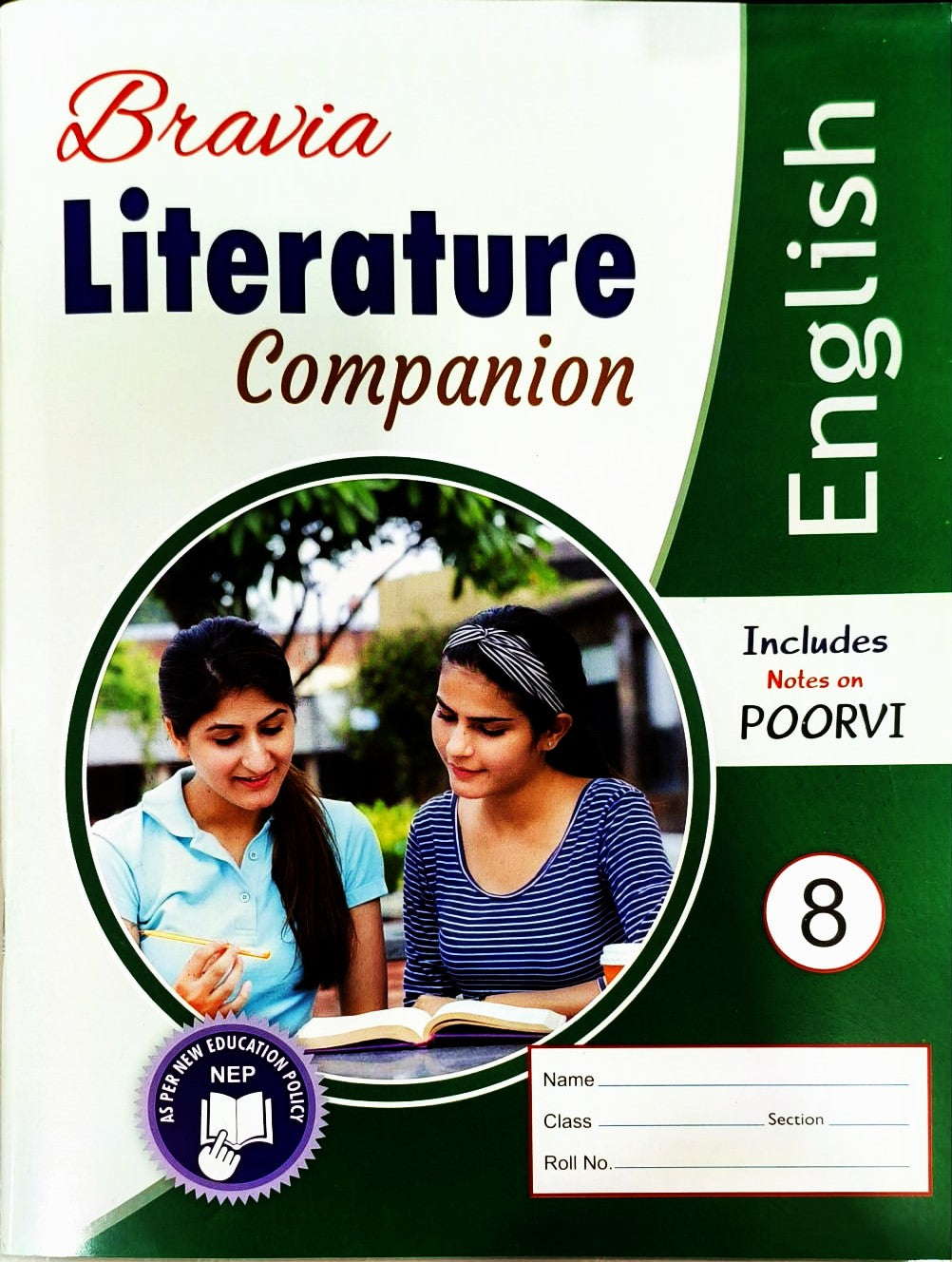 Devjyoti Bravia English Assignments with Literature Companion for Class 8 - Set of 2 Books - Latest For 2026 Session. Paperback