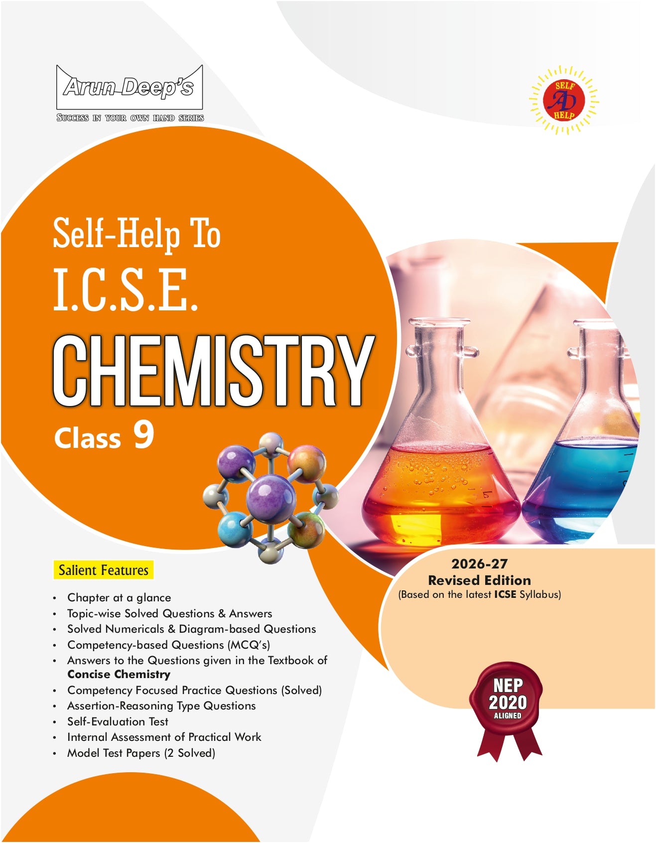 Arundeep's Self Help to ICSE Chemistry For Class 9 - Latest for 2026-27 Session
