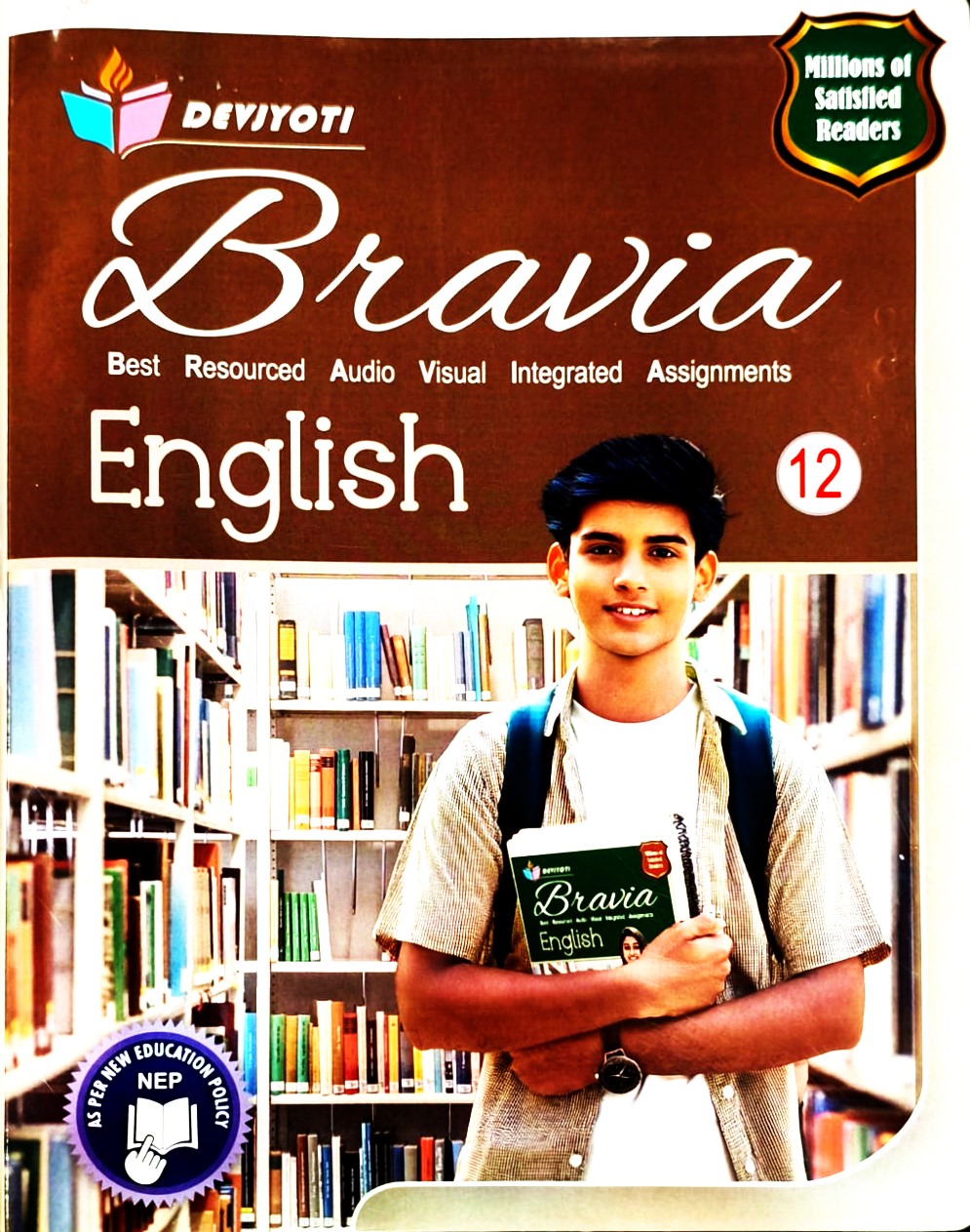 Devjyoti - Bravia English Core with Literature Companion Class 12 (Set of 2 Books) - Latest For 2026-27 Session. Paperback