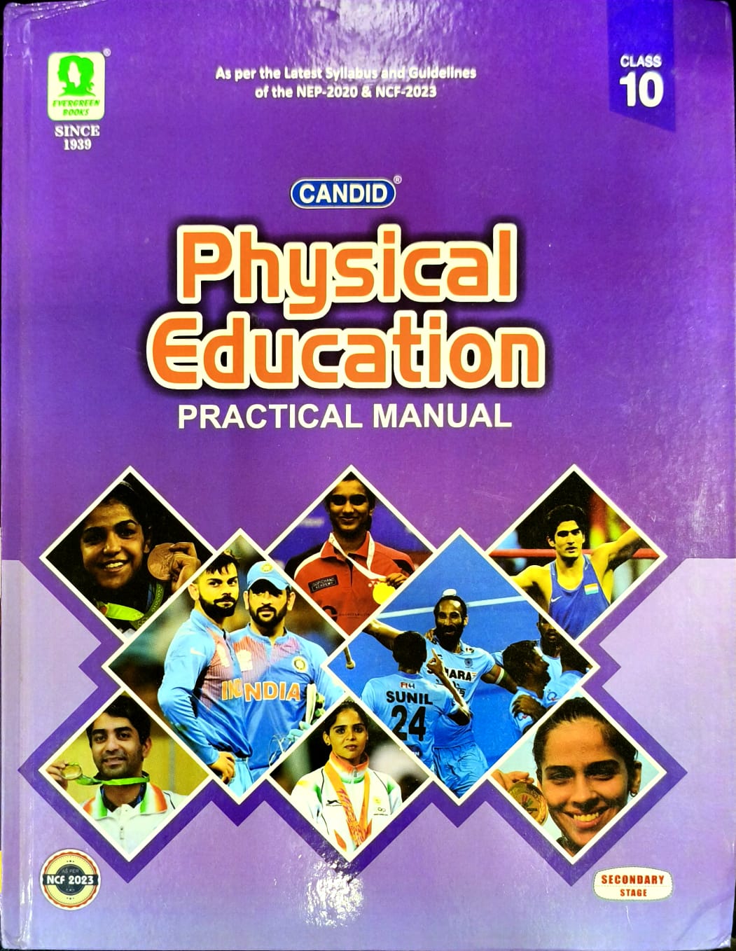 Evergreen CBSE Candid Physical Education Practical Manual for Class 10