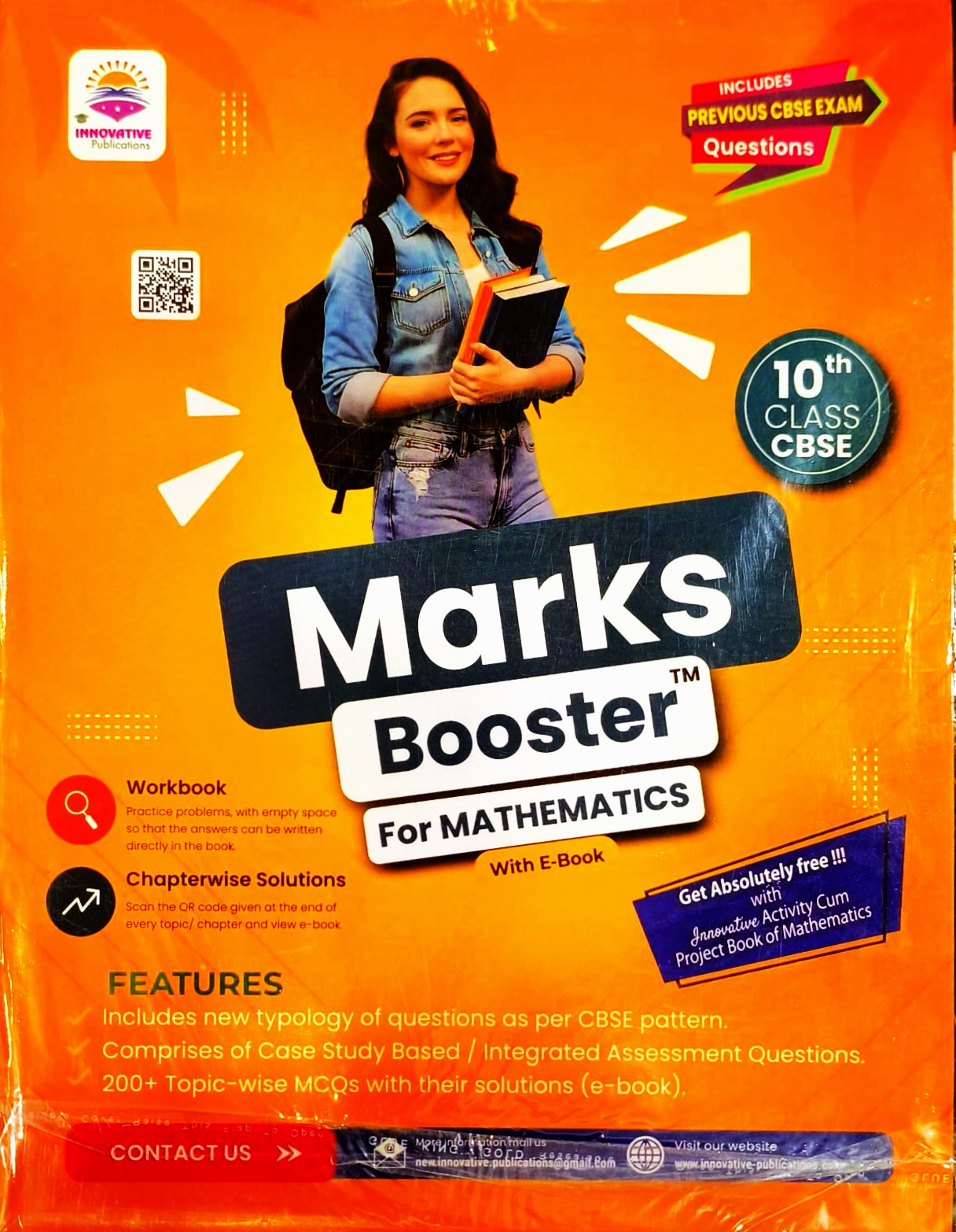 Innovative - Mathematics Laboratory Activity Book for Class 10 (with online visual assistance) - Latest Edition (Hardbound)