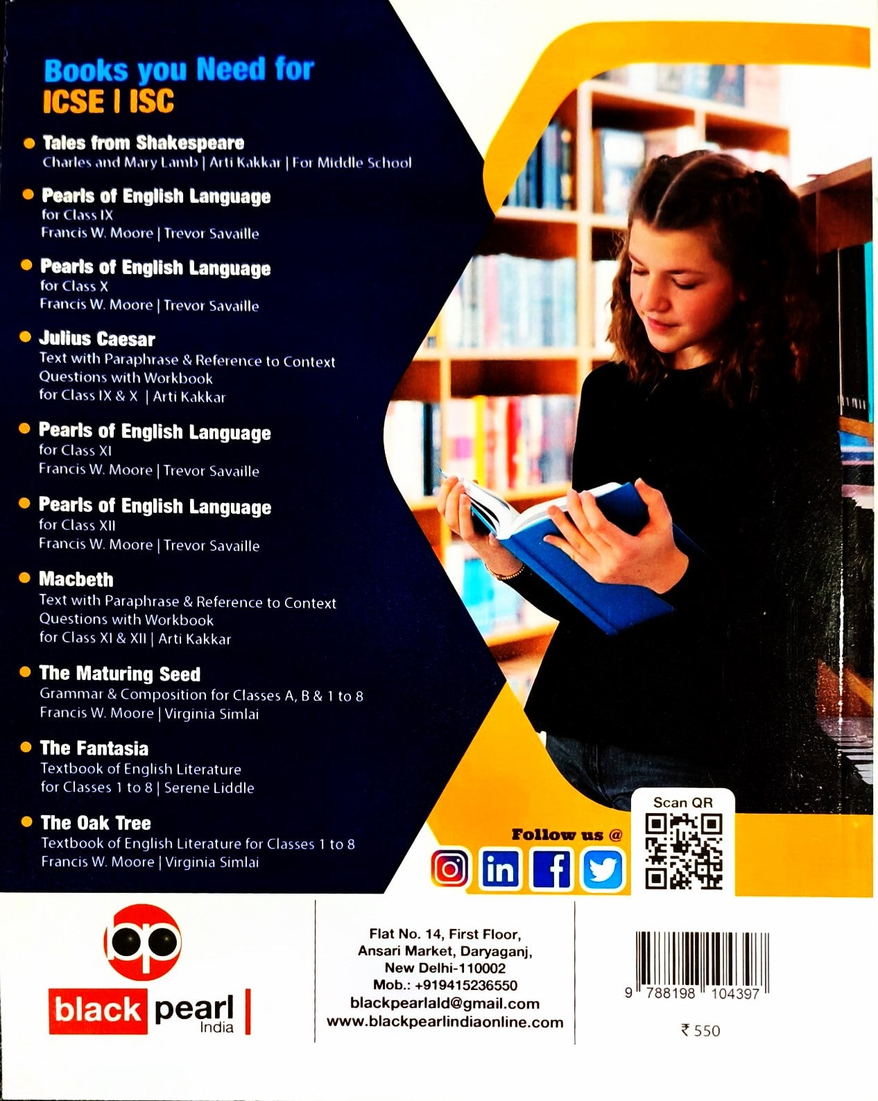 Black Pearl - ICSE Julius Caesar for Class 9-10 - Latest for 2026-27 Revised Edition. Paperback