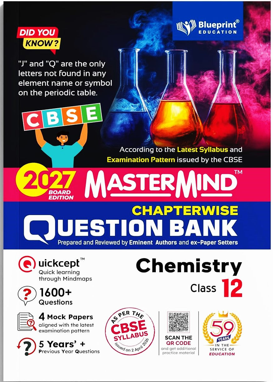 Blueprint - Mastermind Question Bank Class 12 Physics, Chemistry, Mathematics and Biology. Set of 4 Books - Latest for 2027 Examination - Paperback