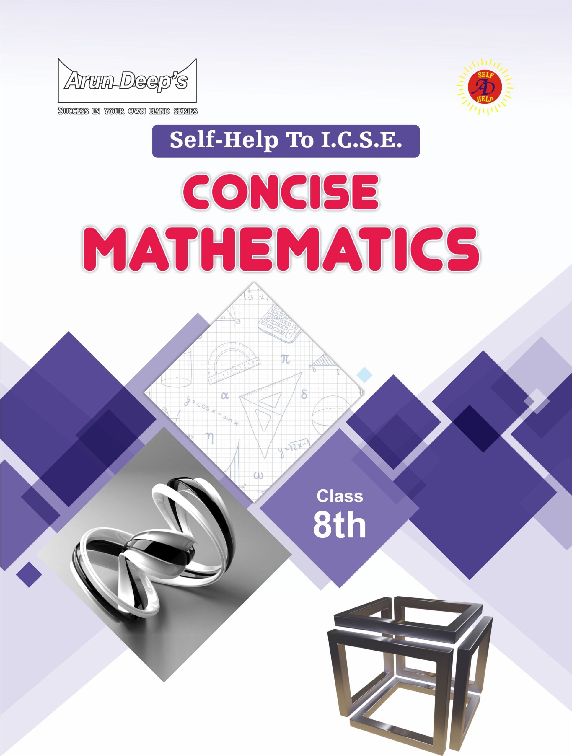 Master 8ba Math Pdf Arundeep's Self Help to ICSE Concise Mathematics Class 8 - Latest for ...
