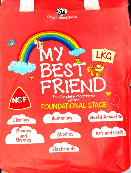 Orient BlackSwan My Best Friend for LKG (Foundational Stage). Pack of 6 Books with Flashcards. Latest Revised Edition