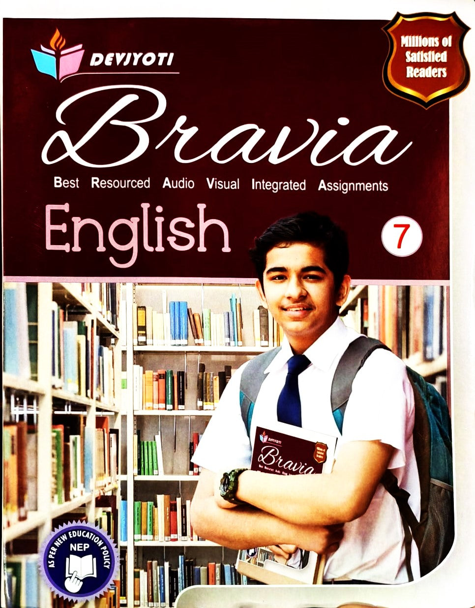 Devjyoti Bravia English Assignments & Fundamental Grammar & Composition (Set of 3 Books) for Class 7 - Latest For 2026 Session. Paperback