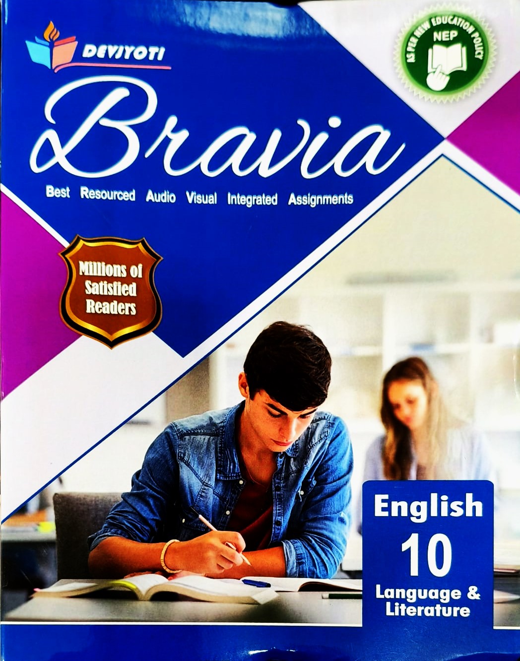 Devjyoti Bravia English Language Literature with Literature Companion Class 10 (Set of 2 Books) - Latest For 2026 Session. Paperback