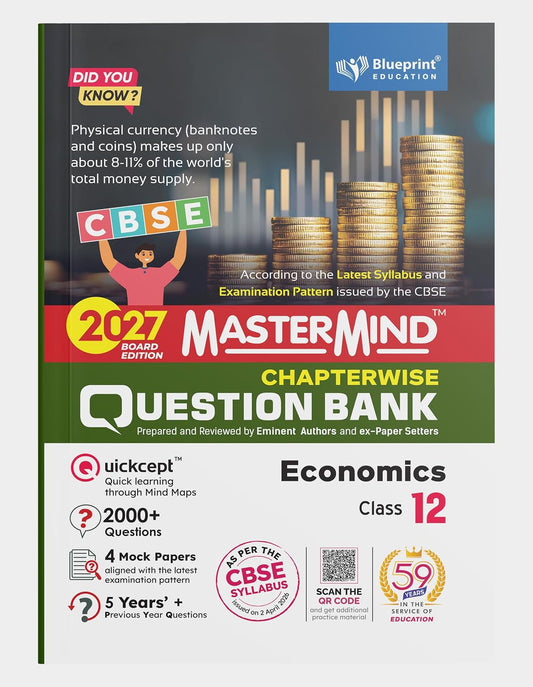 Blueprint - MasterMind Economics CBSE Question Bank Class 12 Latest Pattern for 2027 Examination - Paperback