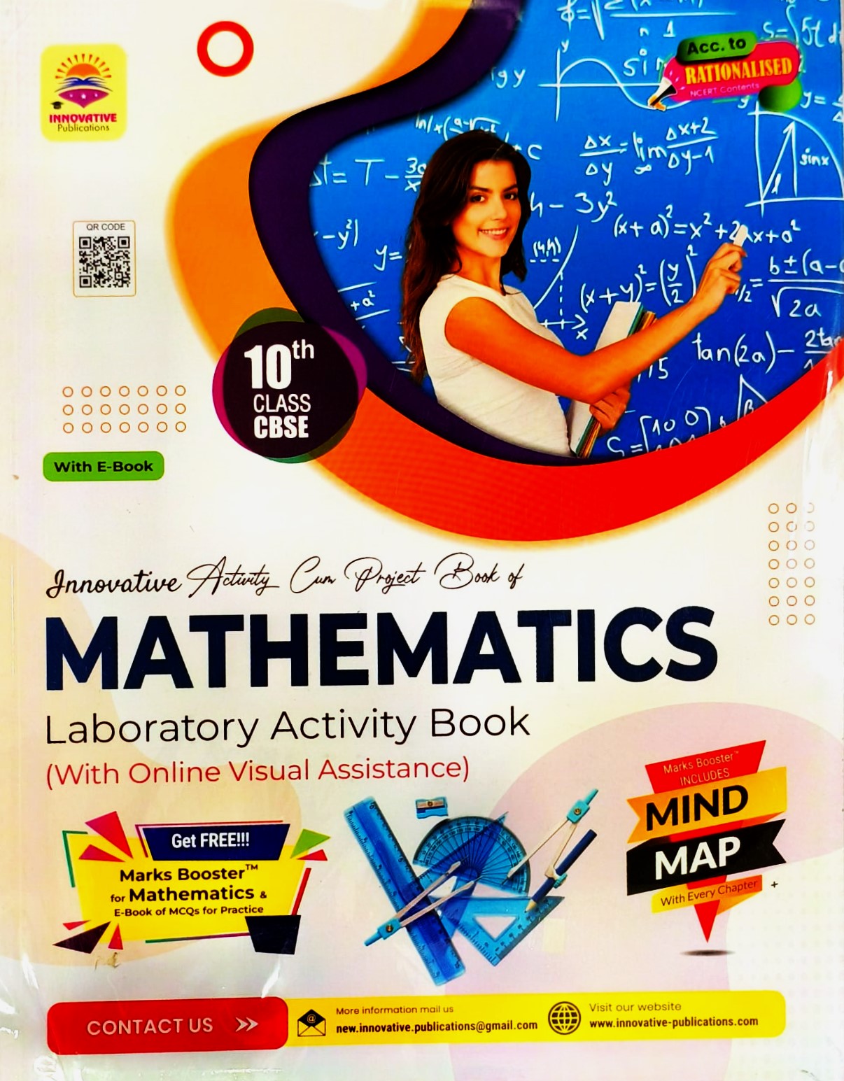 Innovative - Mathematics Laboratory Activity Book for Class 10 (with online visual assistance) - Latest Edition (Hardbound)