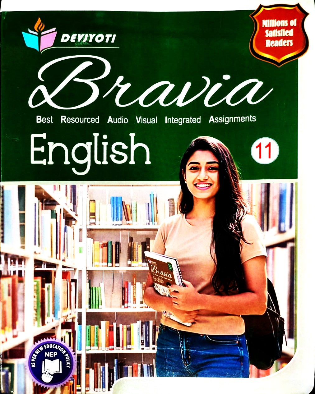 Devjyoti Bravia English Core with Literature Companion Class 11 (Set of 2 Books) - Latest For 2026-27 Session. Paperback