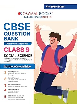 Oswaal CBSE Question Bank Social Science For Class 9 - Latest for 2025 Board Exams