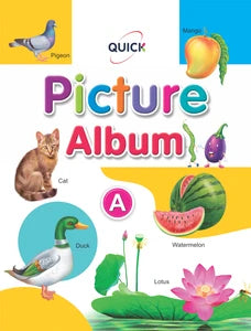 Unique Picture Album A (Picture Book For Learning Simple Words And Phrases Using Pictures For 2-5 Year Old Children)